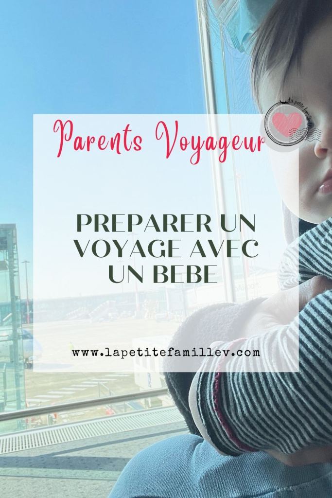 Astuces voyager avec un bébé - PINTEREST - La petite famille V