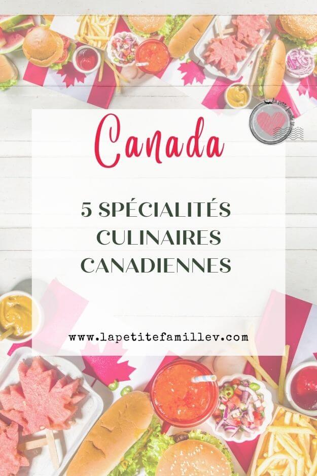 5 SPECAILITES CULINAIRE CANADIENNES PINTEREST - La petite famille V