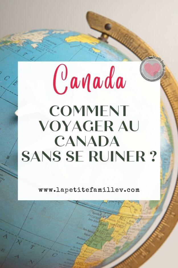 Comment voyager au Canada sans se ruiner PINTEREST - LA PETITE FAMILLE V